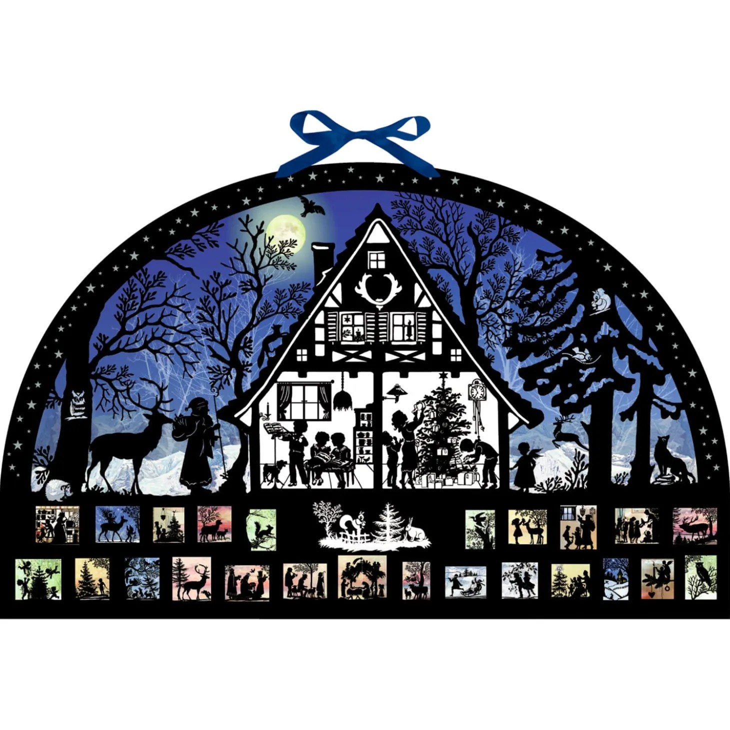 Advent Calendar Light Arch "Christmas Forest"