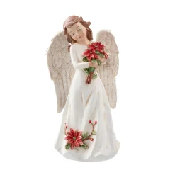 Angel With Poinsettias