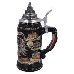 Beer Stein With Tin Lid