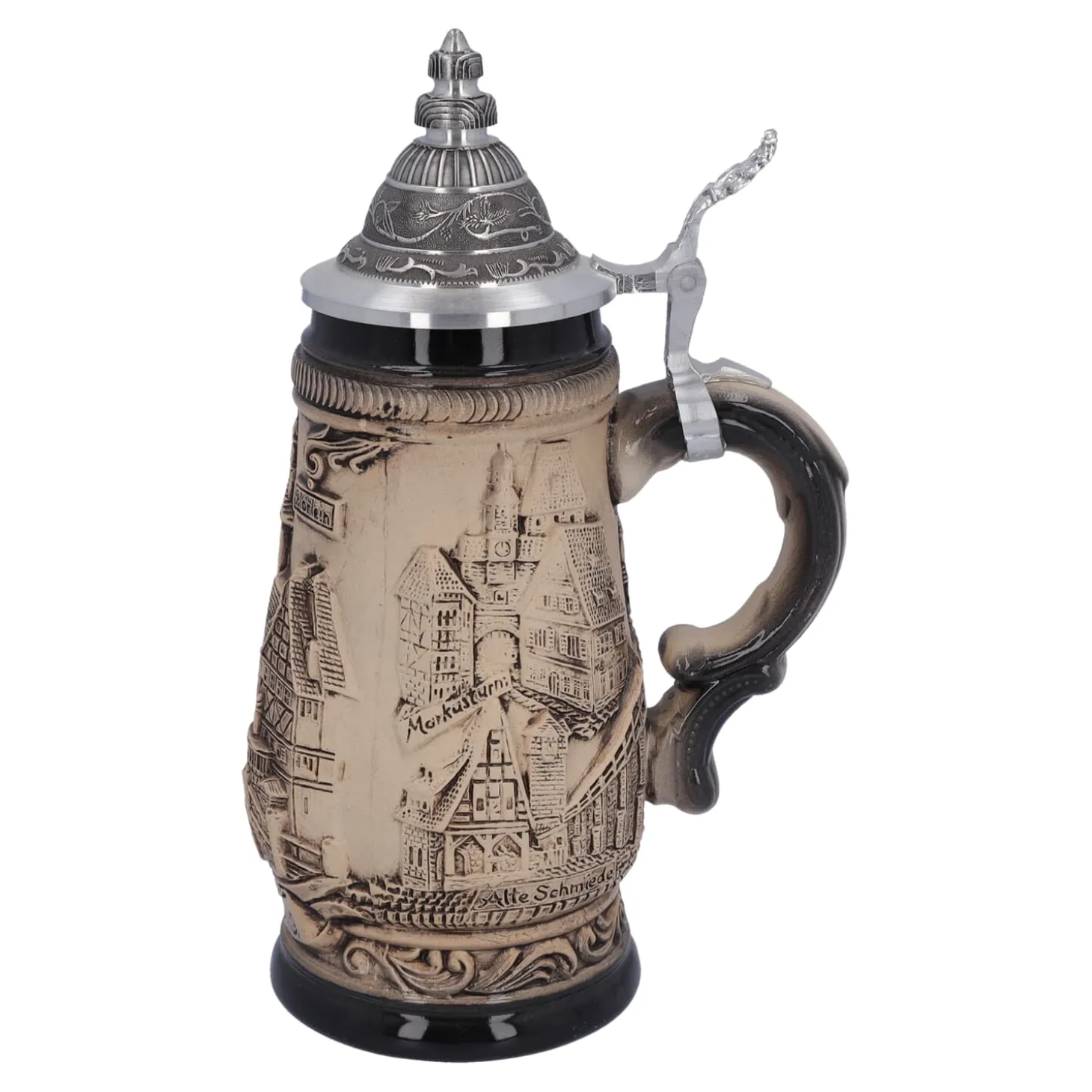 Beer Stein With Tin Lid "Rothenburg", 0.25L