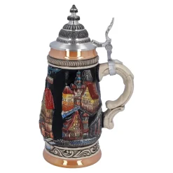 Beer Stein With Tin Lid