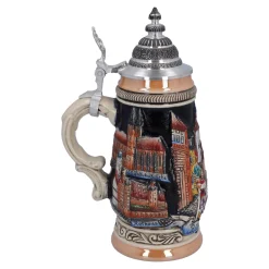 Beer Stein With Tin Lid