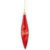Cone Red With Golden Glitter