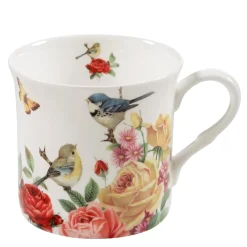Cup Roses/Birds