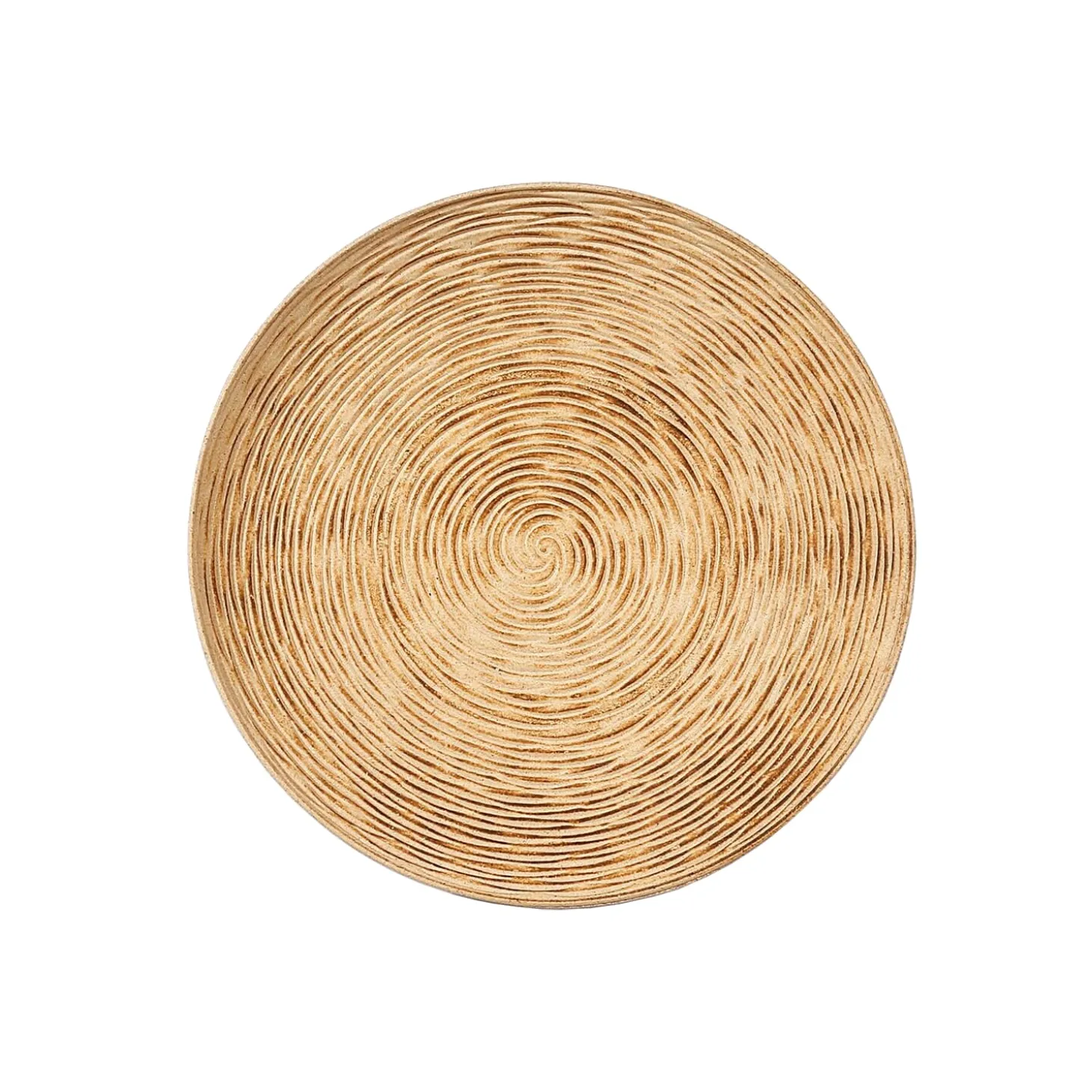 Decoration Plate Brown, 11.8 Inch