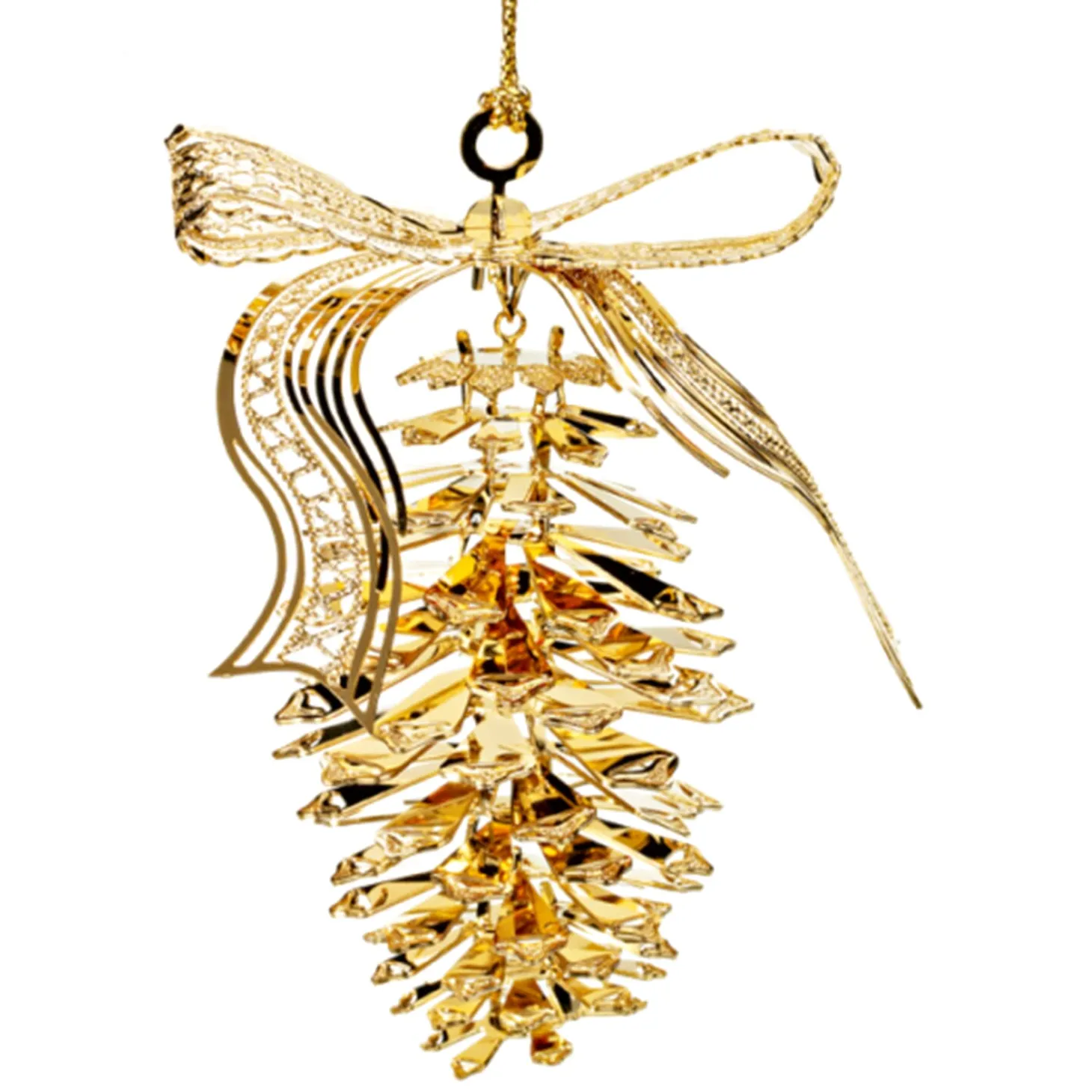 Fir Cone, Gold-Plated