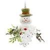 Fir Cone With Snowman