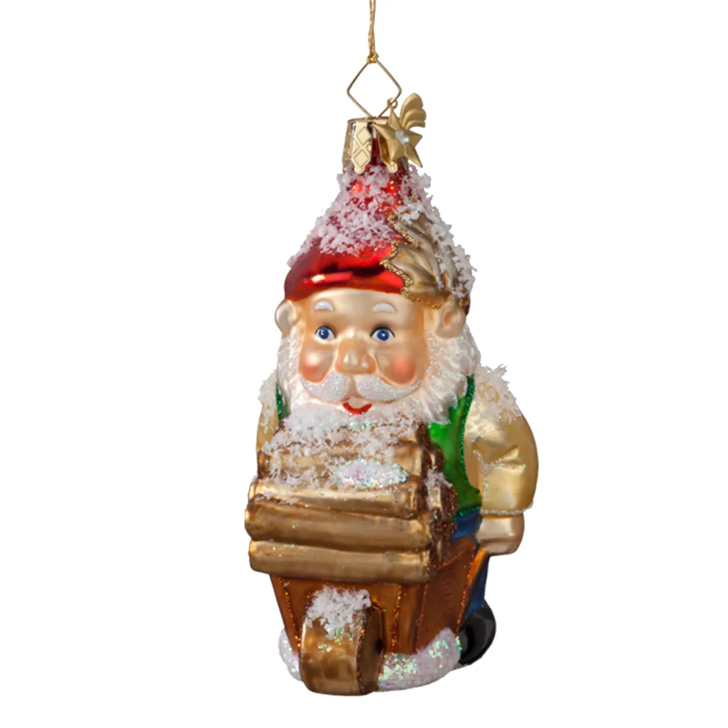 Garden Dwarf With Wheelbarrow
