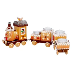 Gingerbread Incense Smoker Train "Wonderful Advent Season"