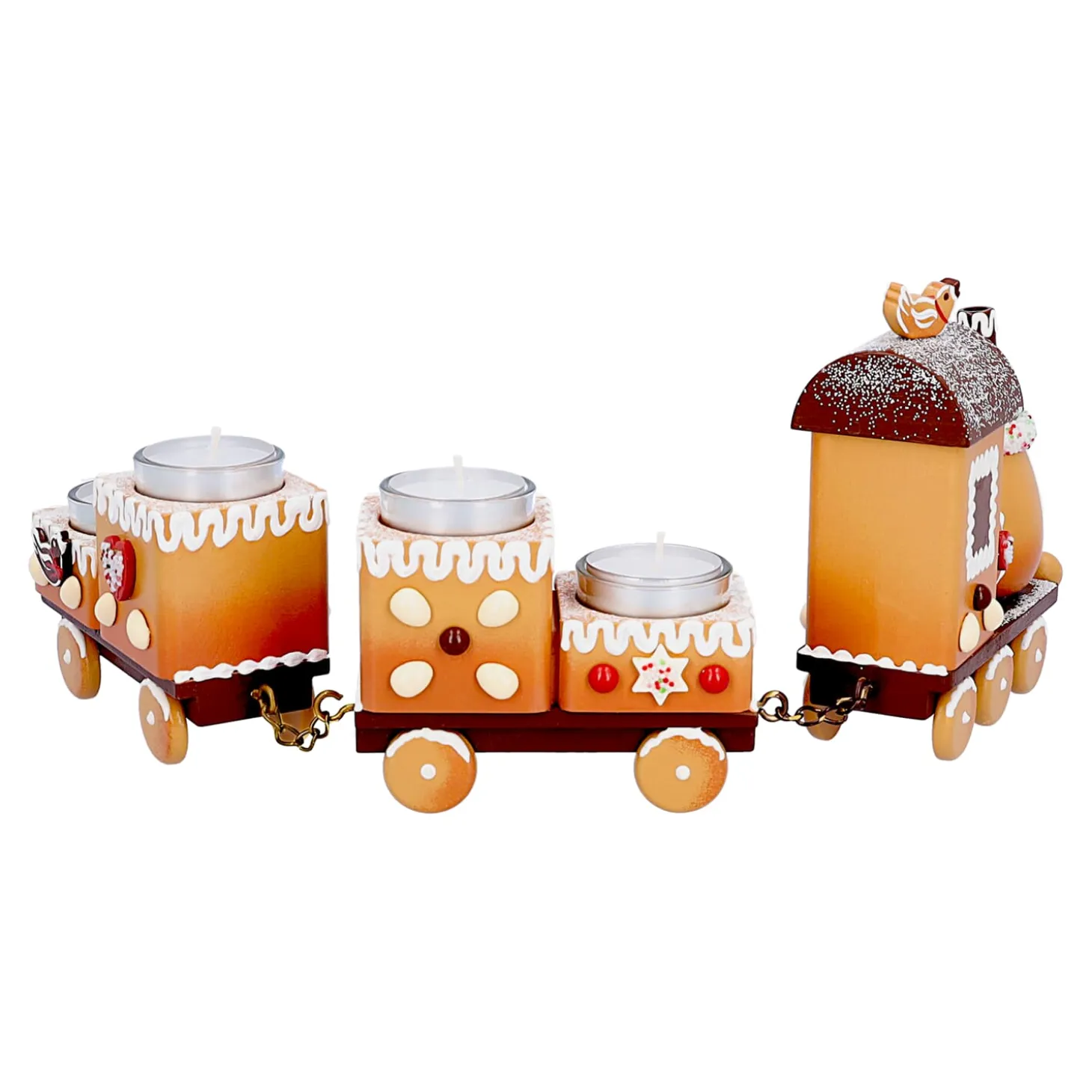 Gingerbread Incense Smoker Train "Wonderful Advent Season"