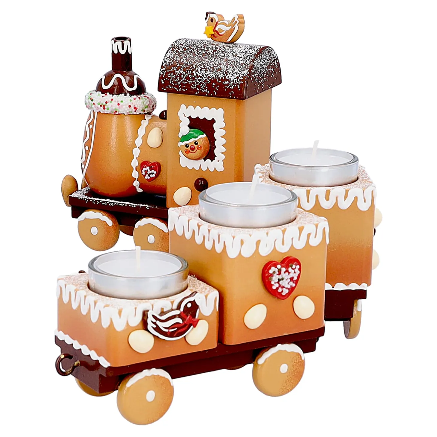 Gingerbread Incense Smoker Train "Wonderful Advent Season"