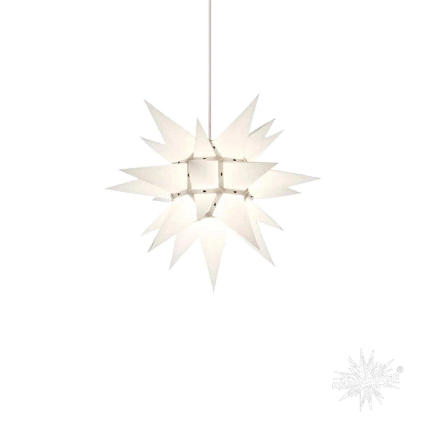 Herrnhuter Paper Star, Blanc, 15.75Inch