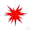 Herrnhuter Paper Star, Red, 27.6Inch