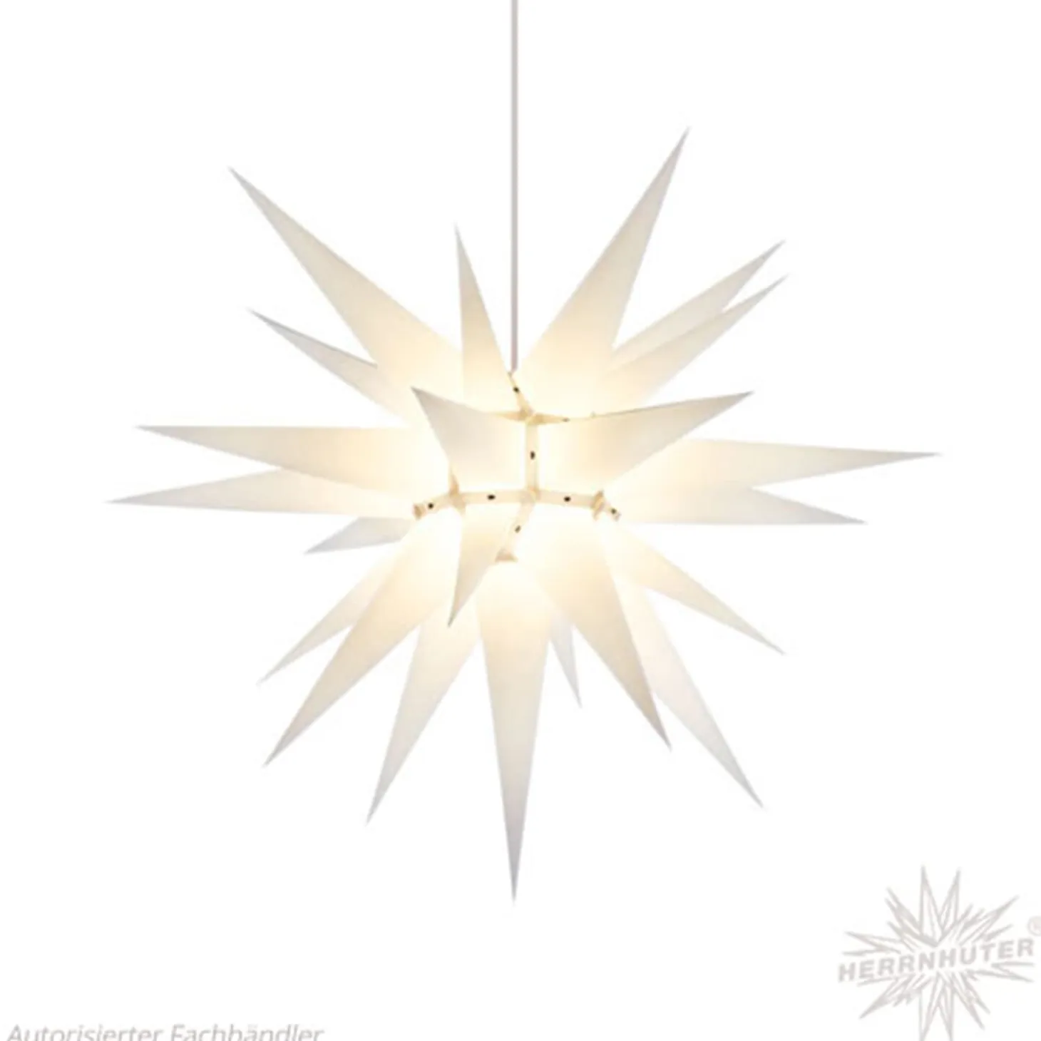 Herrnhuter Paper Star, White, 27.6Inch