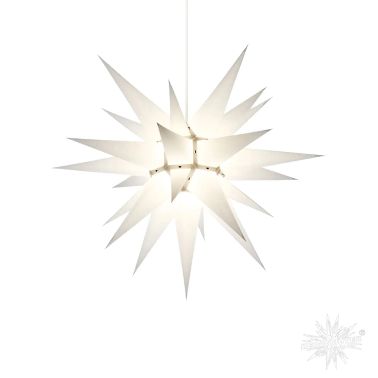 Herrnhuter Paper Star, White, 23.6Inch