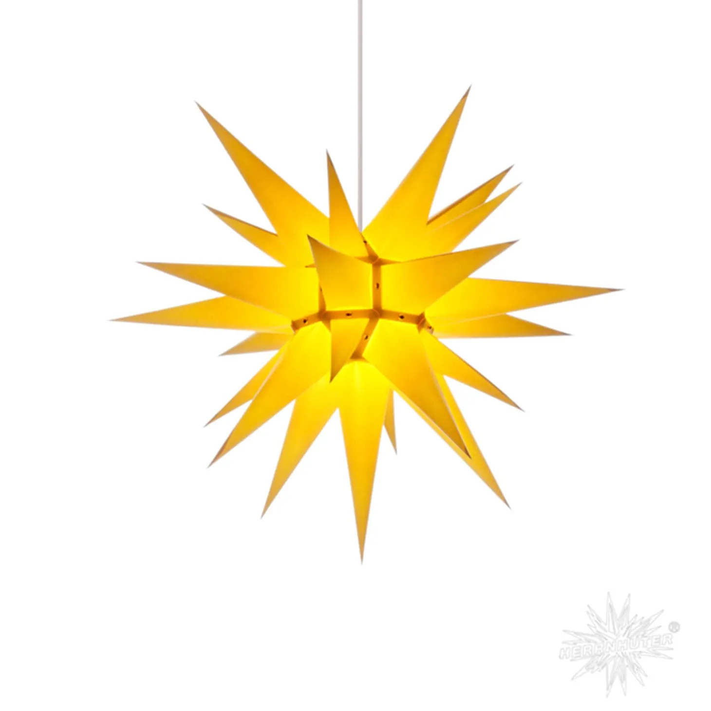 Herrnhuter Paper Star, Yellow, 23.6Inch