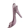 High Heels, Dusty Pink With Glitter