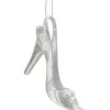 High Heels, Silver With Glitter