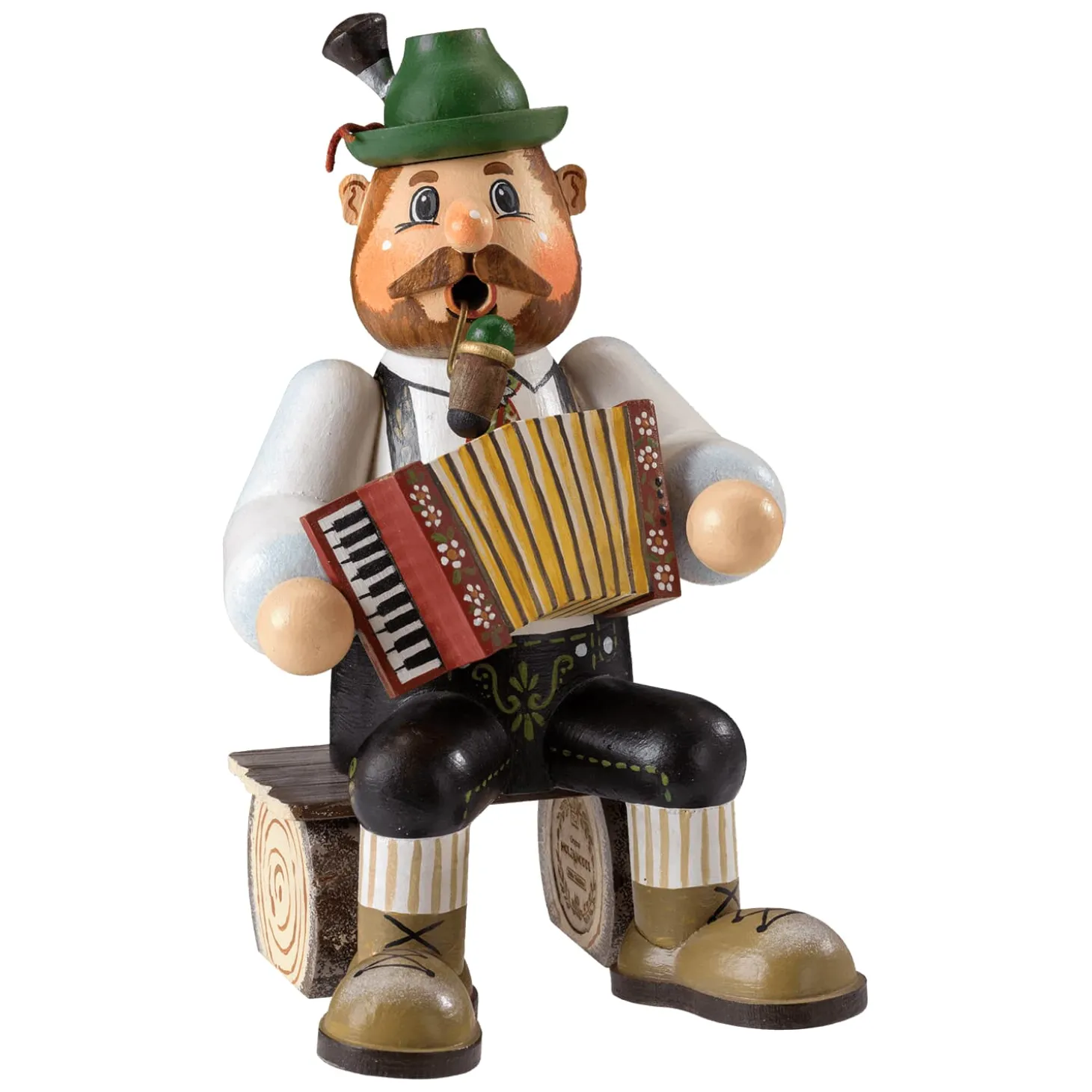 Holzknoddl "Bavarian Musican", Incense Smoker