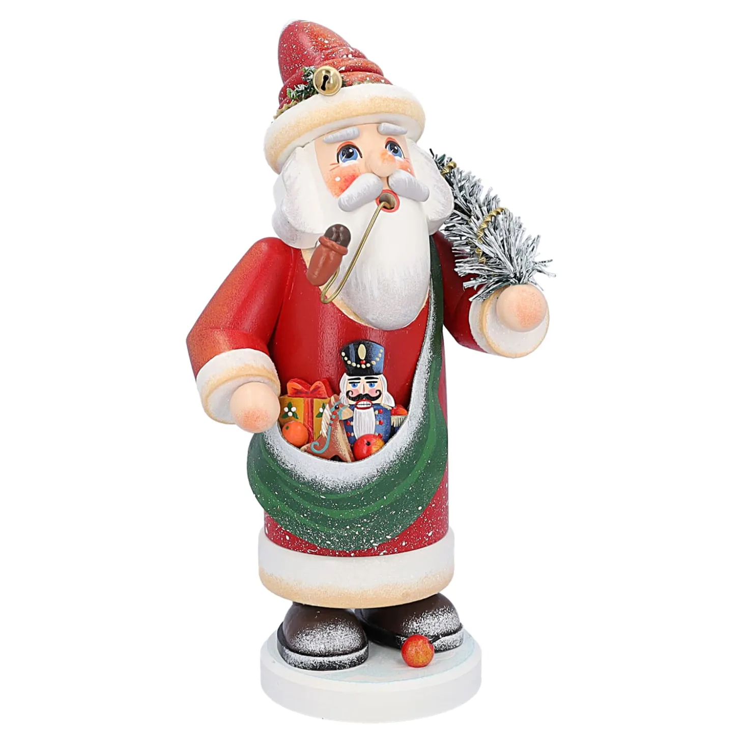 Holzknoddl "Nostalgic Father Christmas", Incense Smoker