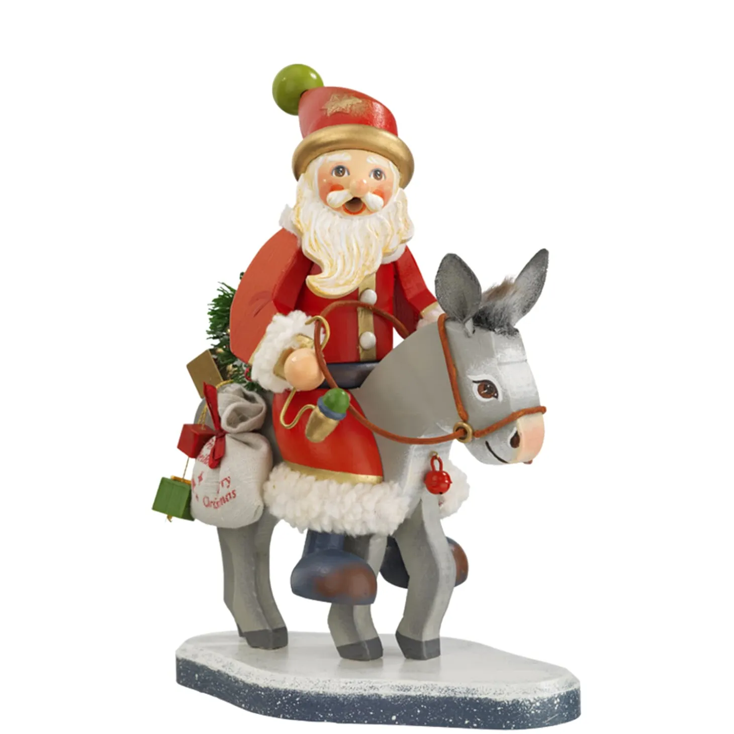 Holzknoddl "Santa's Donkey", Incense Smoker