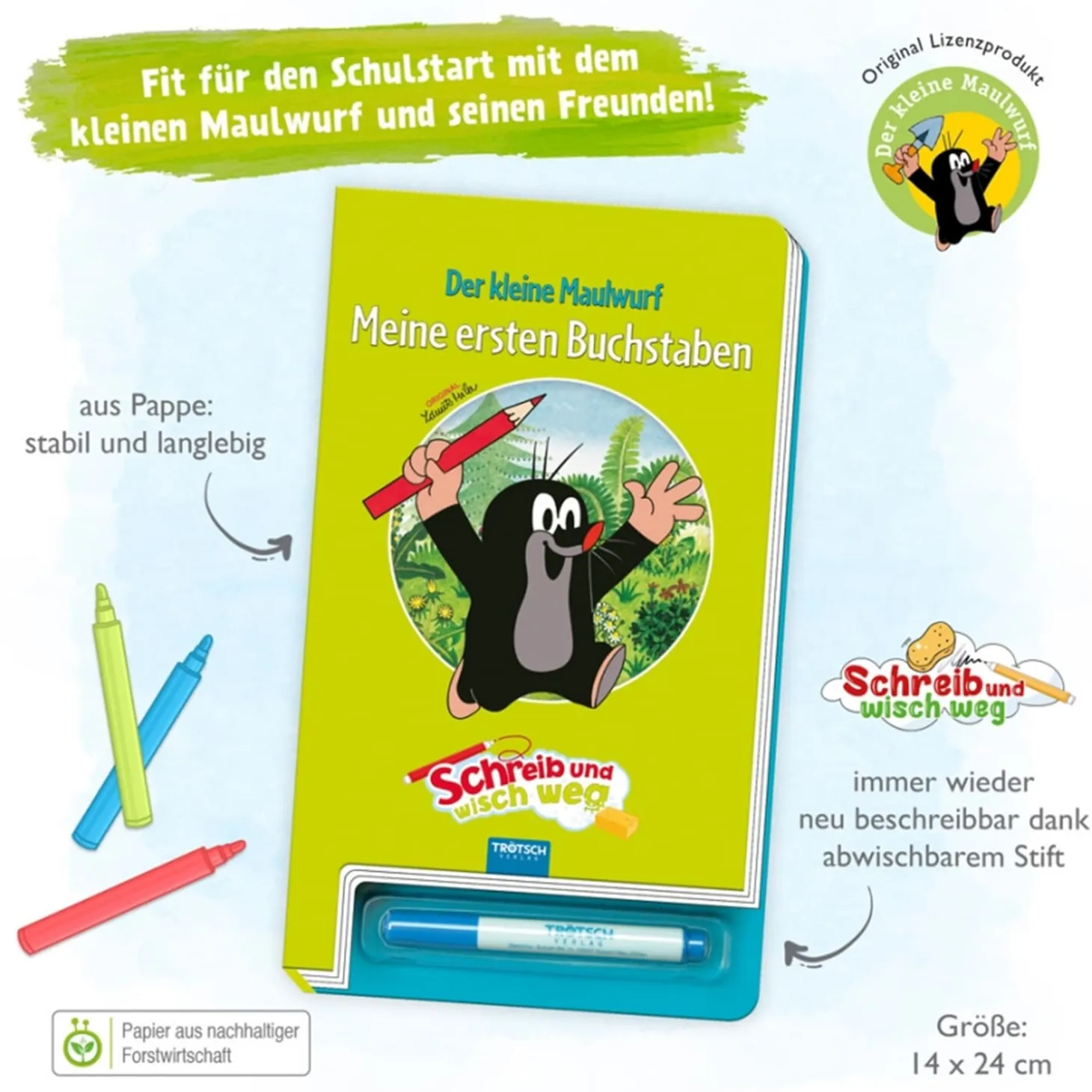 Learning Booklet "The Little Mole" Letters