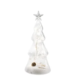 Led Glass Christmas Tree, 23,5Cm