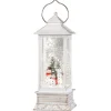 Led Snow Lantern "Snowmen", 27,5Cm