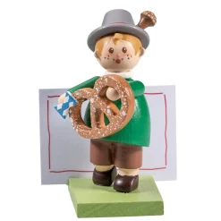 Lederhosen Boy With Pretzel
