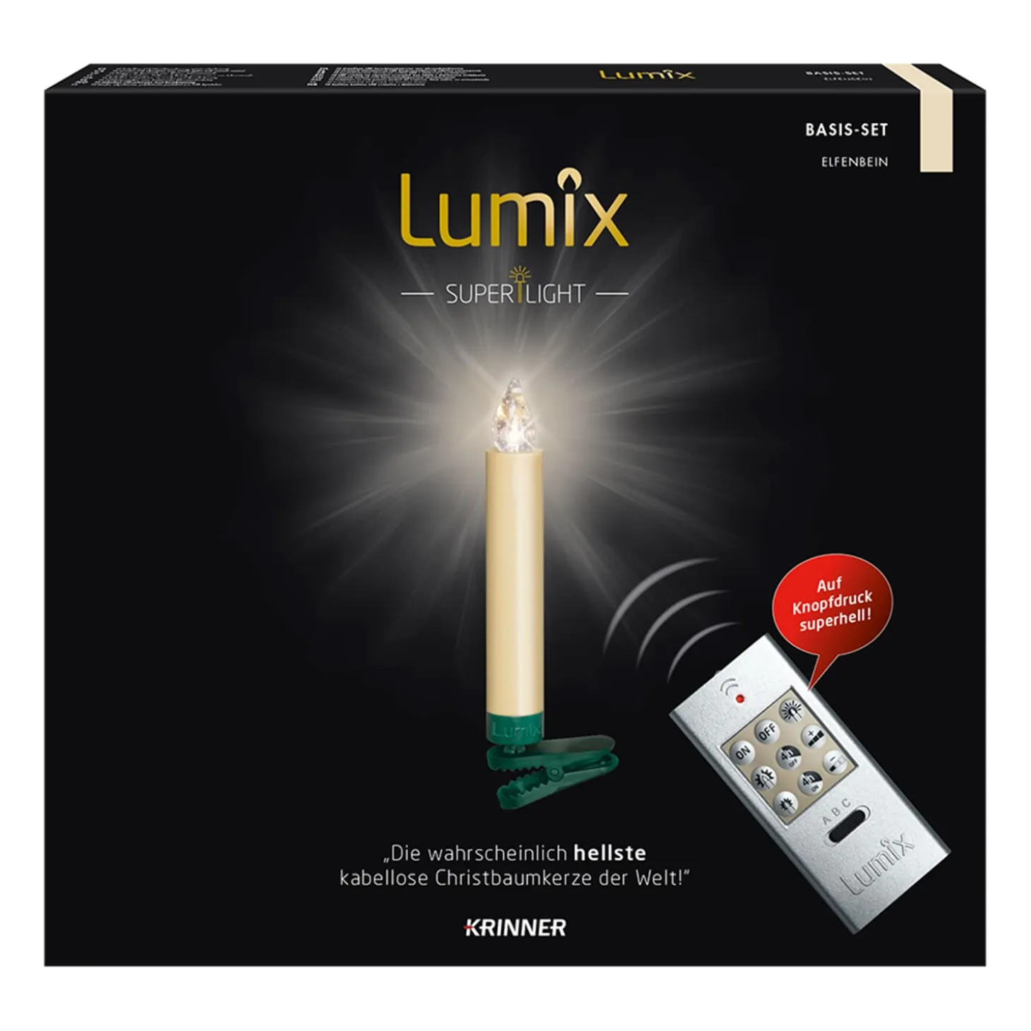 Lumix Superlight 10 Candles Basic Set In Ivory