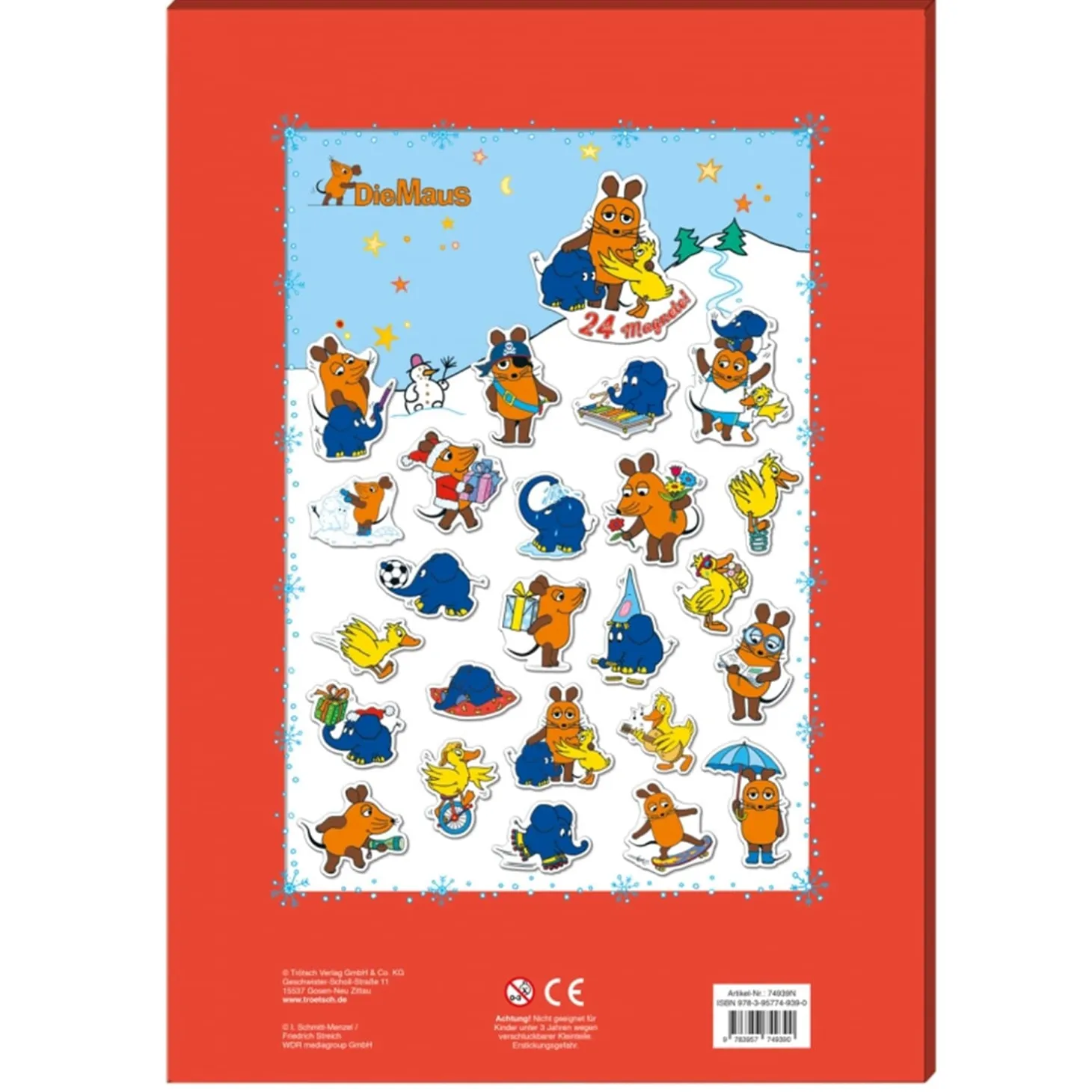 Magnet Advent Calendar "The Mouse"