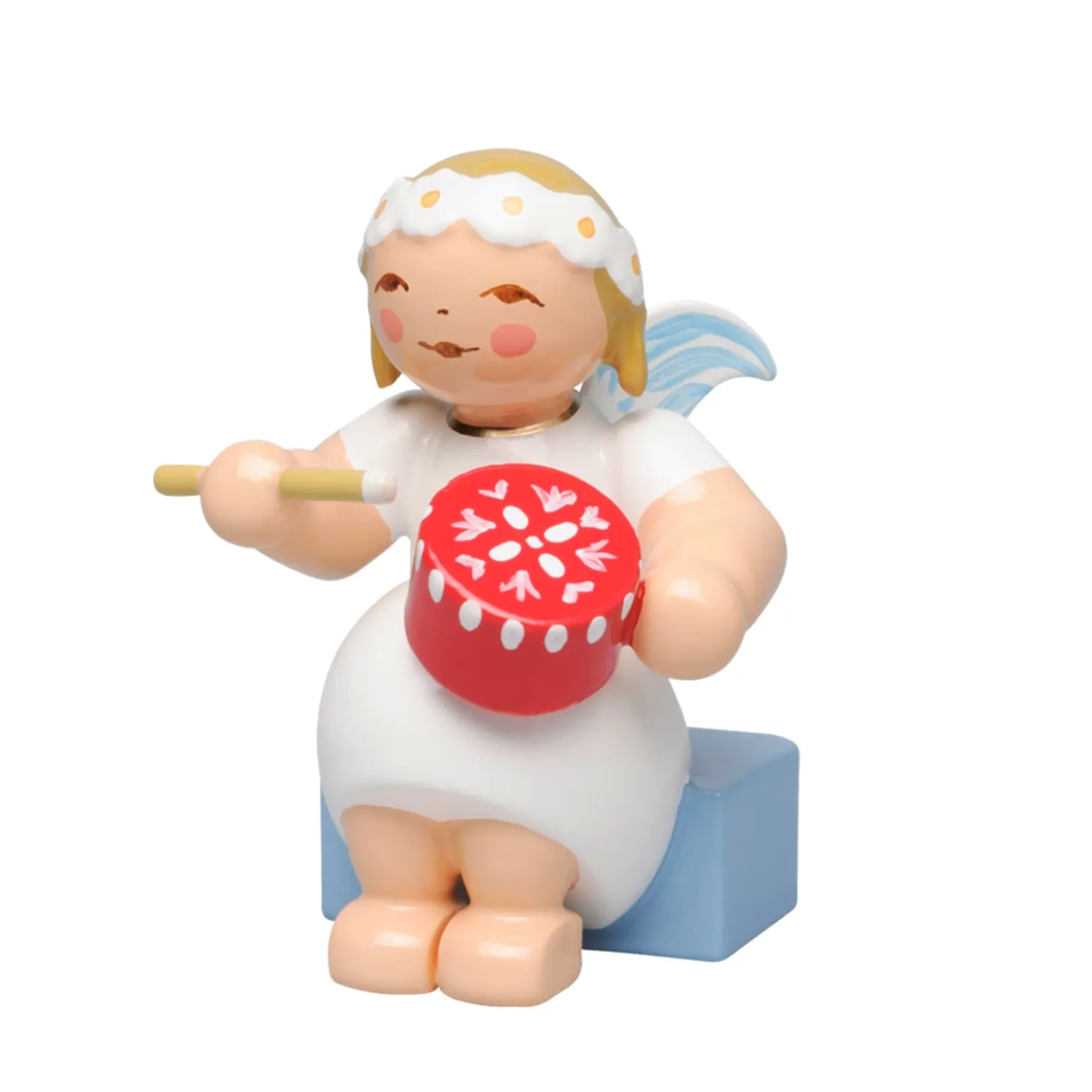 Marguerite Angel, Sitting, With Splinter Box