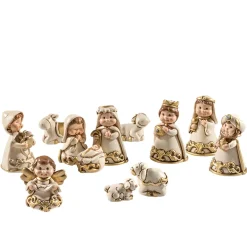 Nativity Figurines, Set Of 12 Pieces