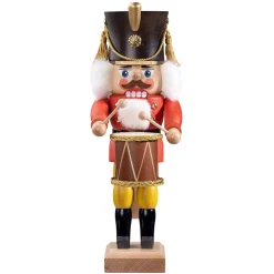 Nutcracker "Drummer", Red, 11.8 Inch