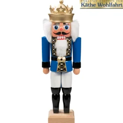 Nutcracker "King" Blue, 10.6 Inch