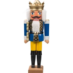 Nutcracker "King" Blue, 14.2 Inch