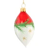 Olive Red-White With Twig And Stars