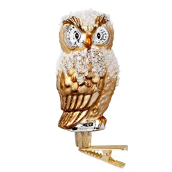 Owl, Gold With Clip