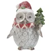 Owl With Christmas Cap
