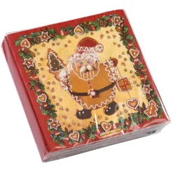 Paper Cocktail Napkins "Gingerbread Time"