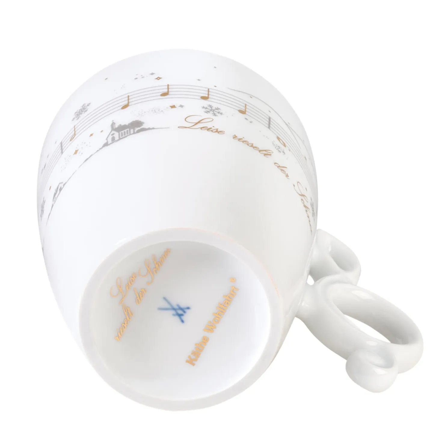 Porcelain Cup "The Snow Falls Softly"