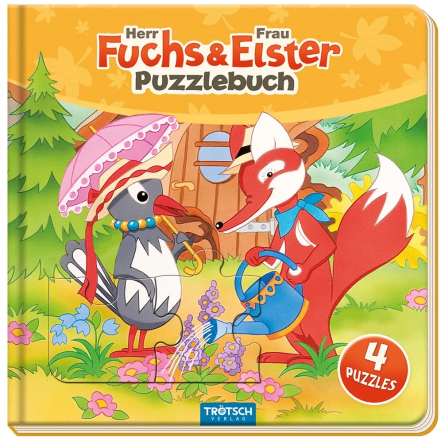 Puzzle Book "Mr. Fox And Mrs. Magpie"