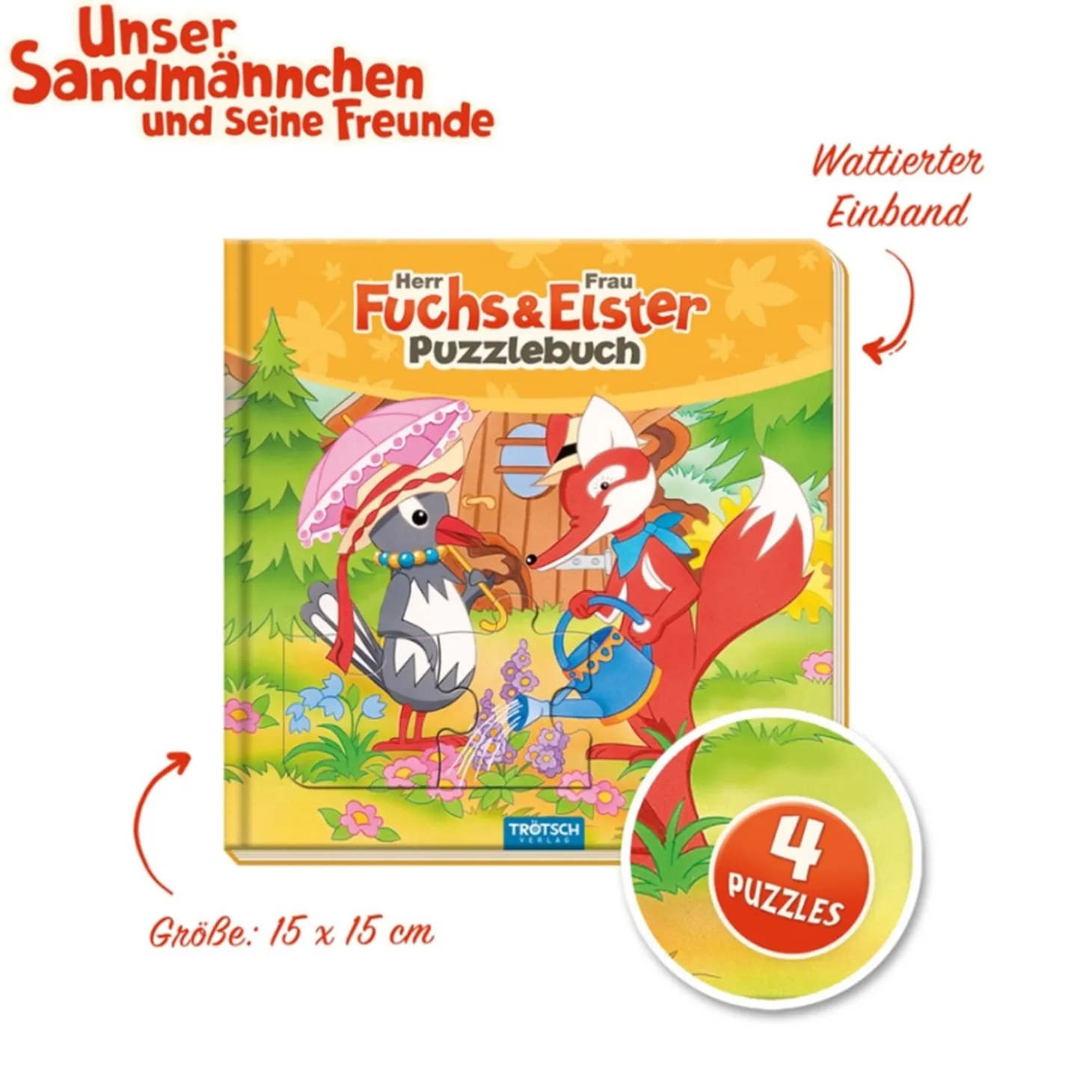 Puzzle Book "Mr. Fox And Mrs. Magpie"
