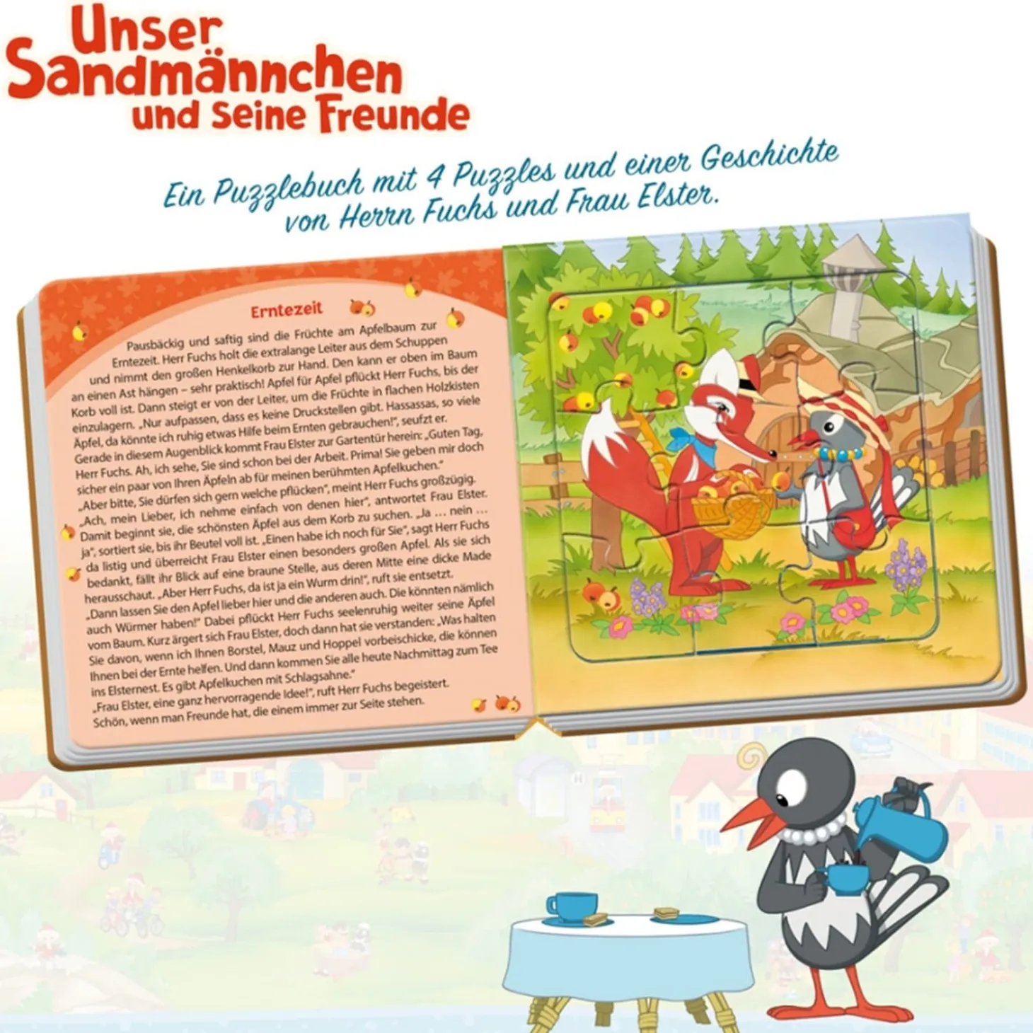 Puzzle Book "Mr. Fox And Mrs. Magpie"
