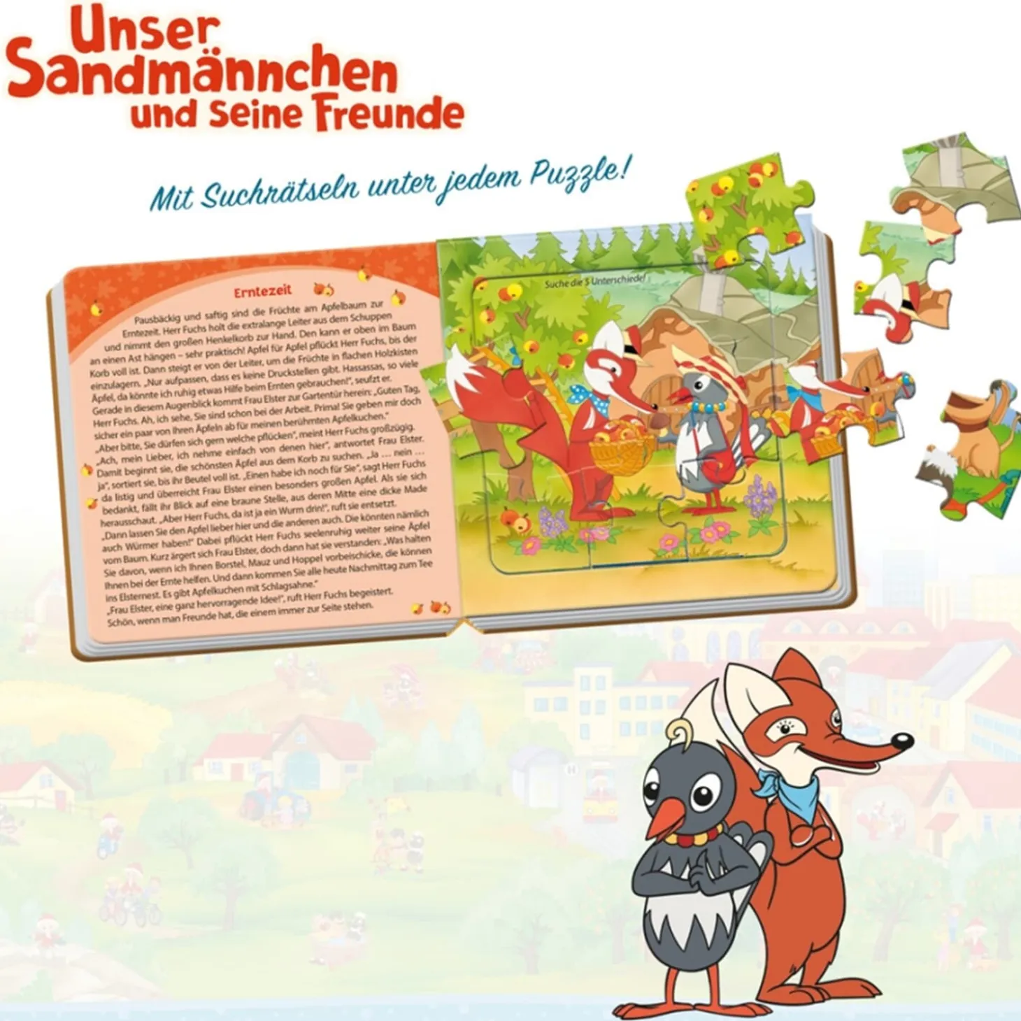 Puzzle Book "Mr. Fox And Mrs. Magpie"