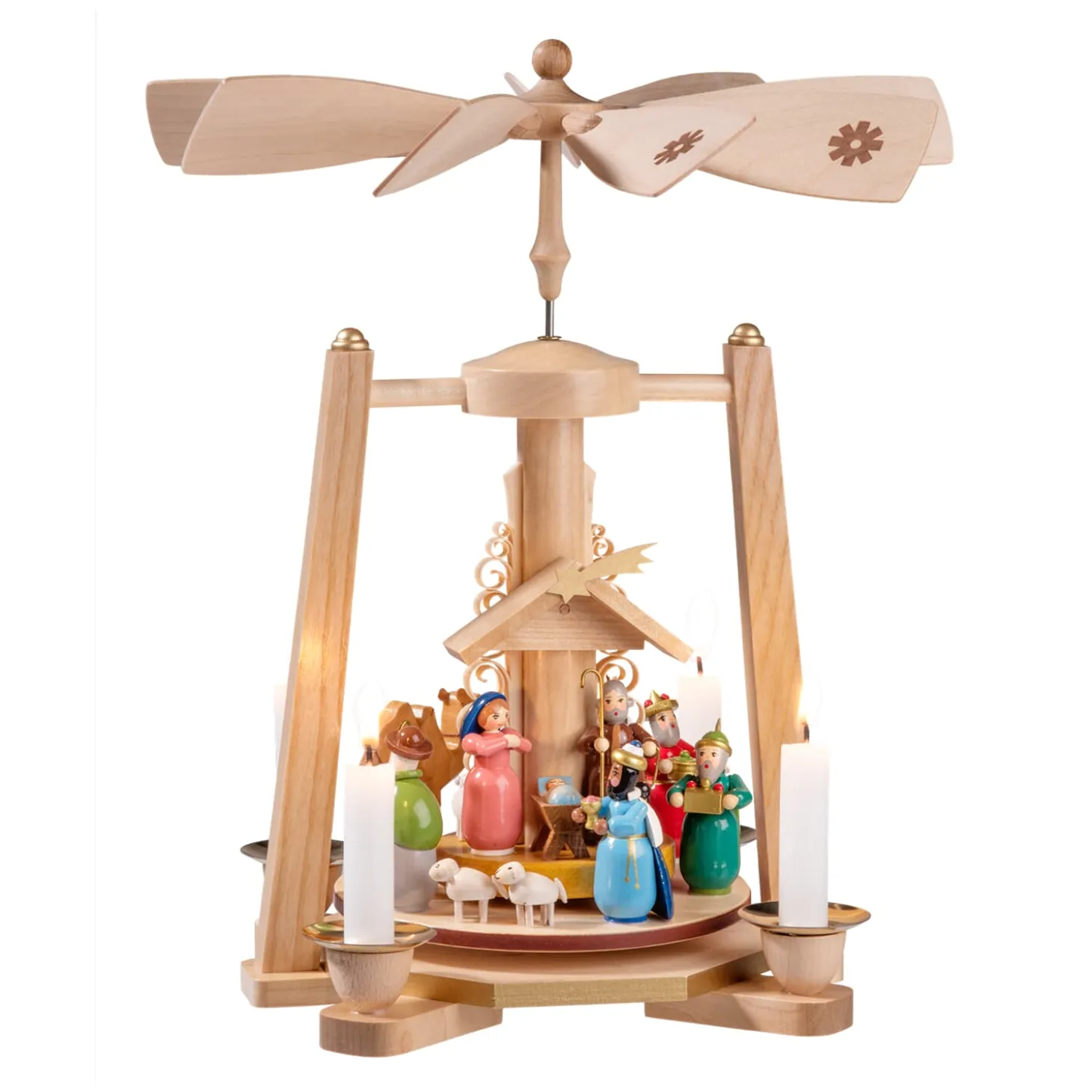 Pyramid "Nativity Scene With The Three Wise Men"