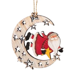 Santa In The Moon