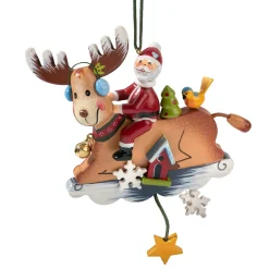Santa On Reindeer