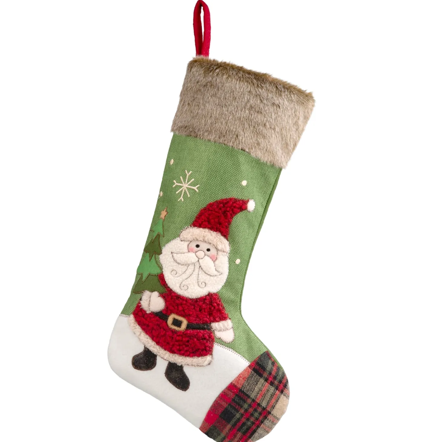 Santa Stocking, Green