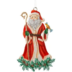 Santa With Holly